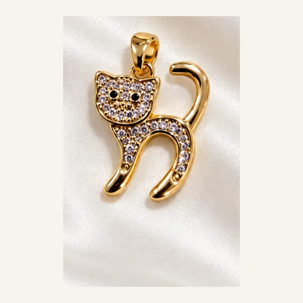 Dije de Acero Gato Calado