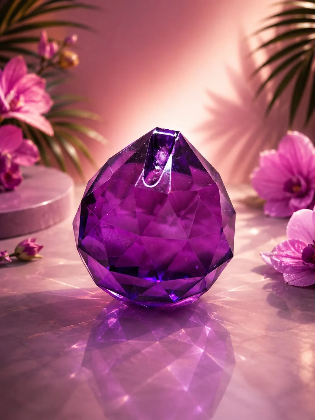 Prisma de Vidrio 50 mm - Morado