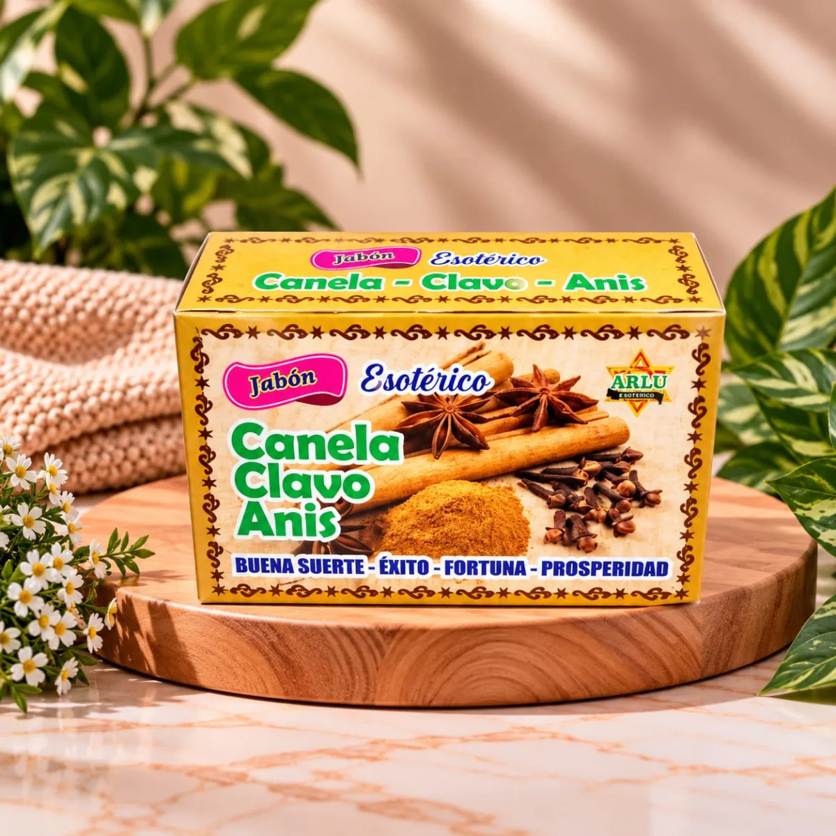 Jabón Esotérico Canela Clavo Anís