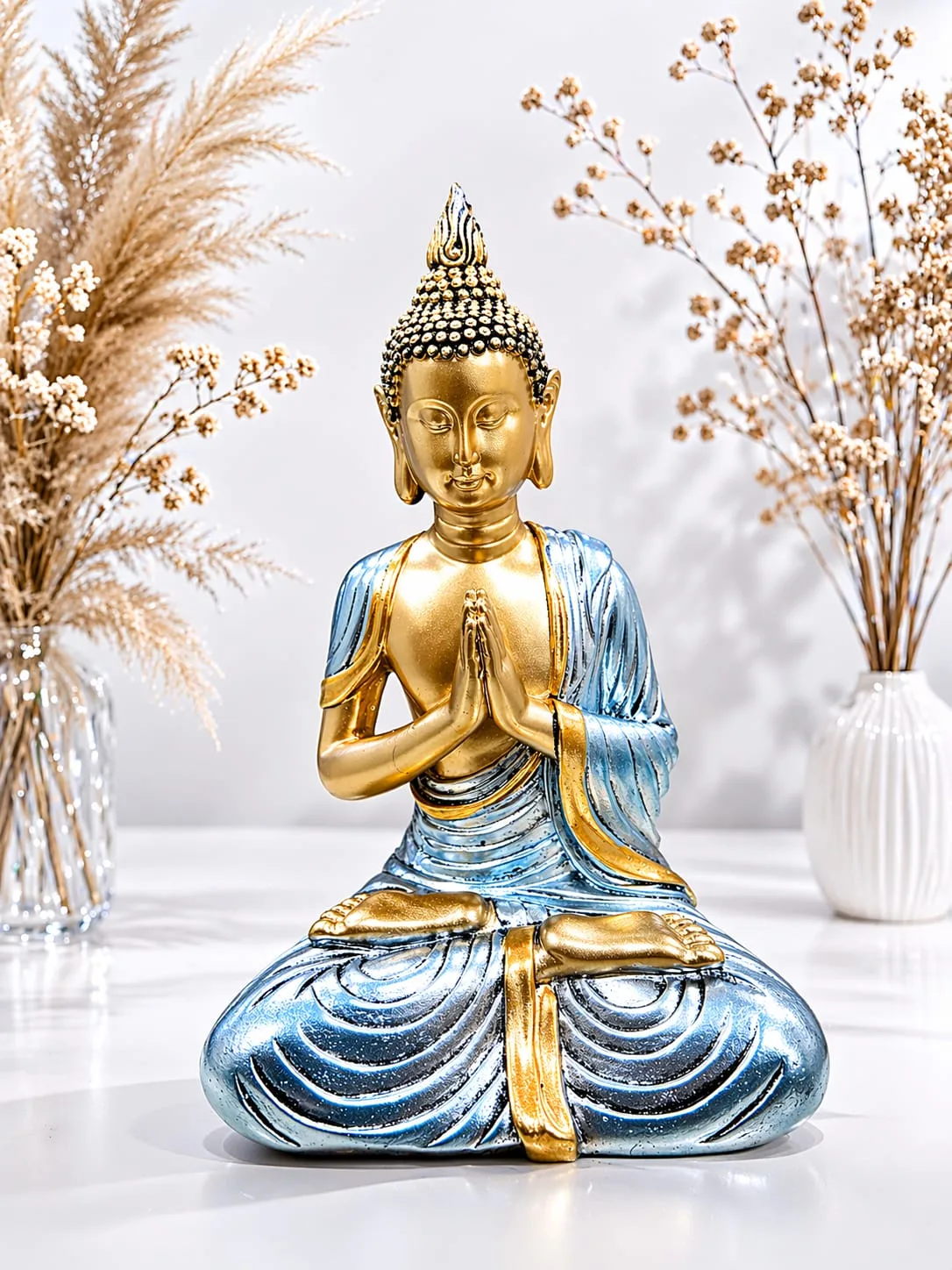 Buda Dorado y Azul