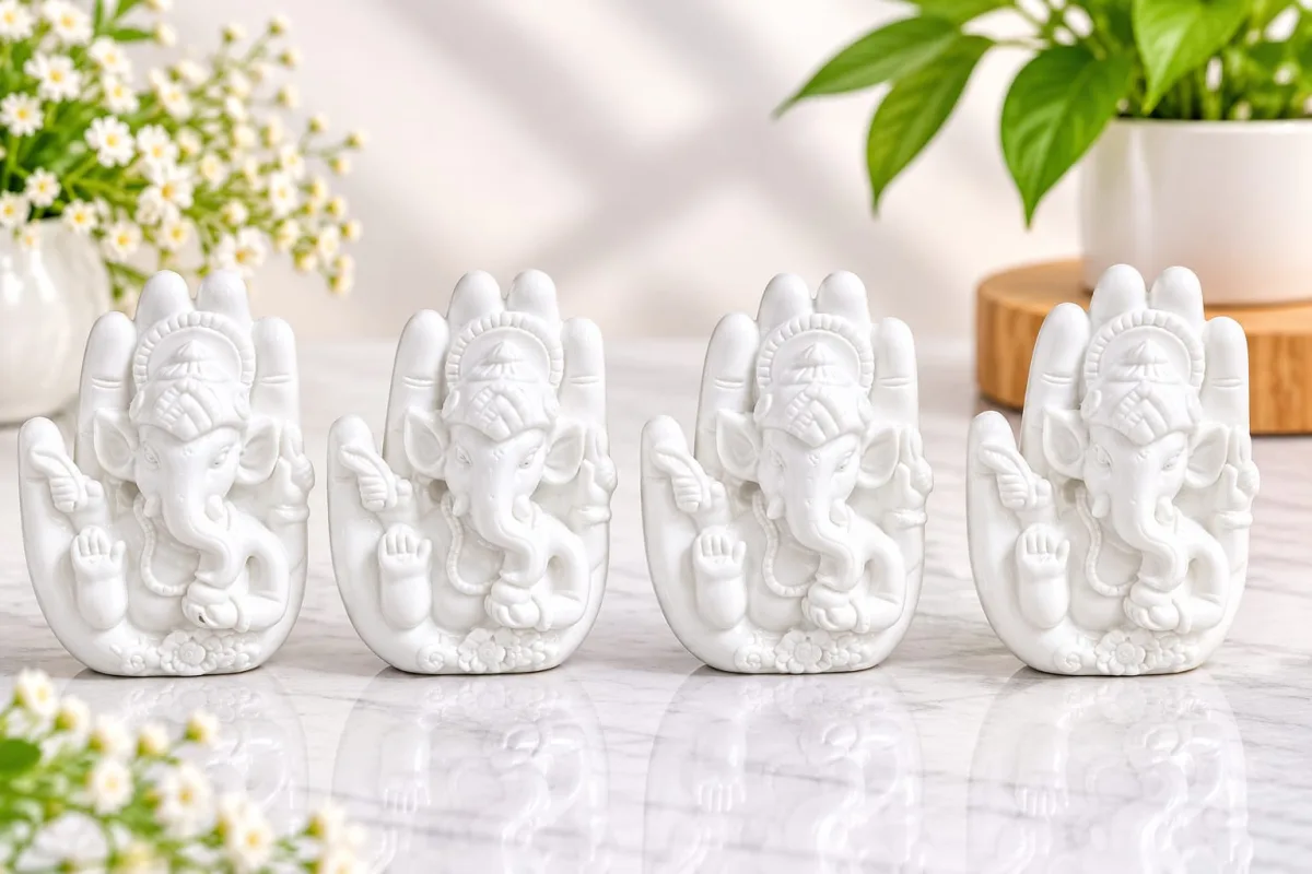 Figura de Ganesh en Mano Blanca
