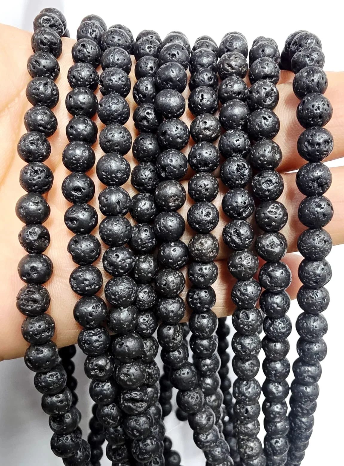 Tira de piedras de Volcanica Negra N°4