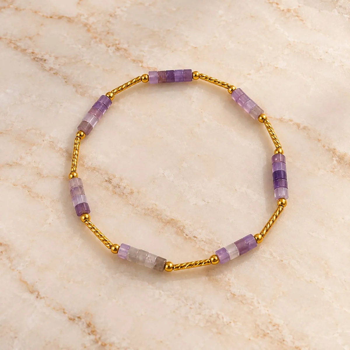 Pulsera de Amatista 4mm