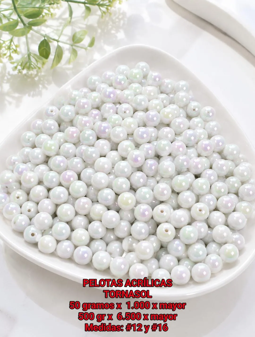 Pelotas Acrilicas Tornasol