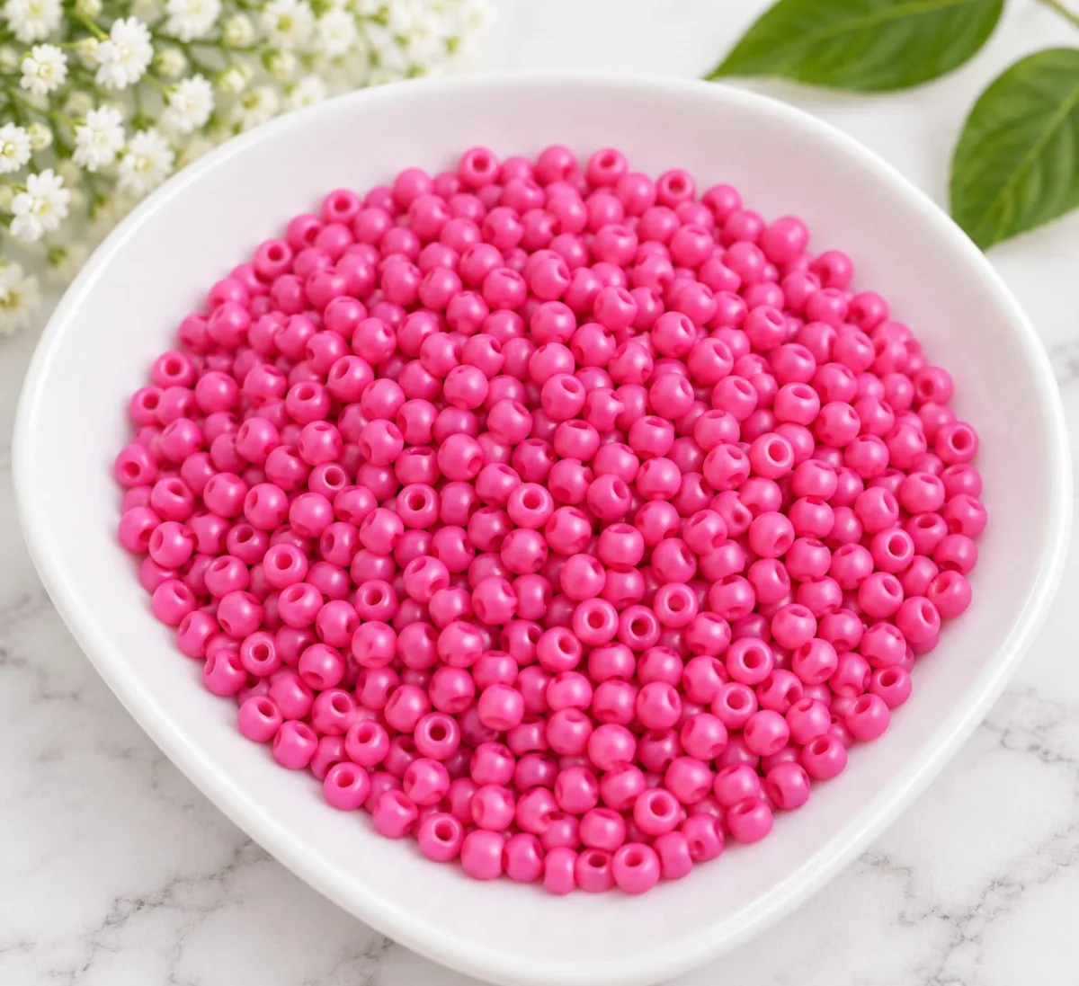 Mostacillón 3mm Fucsia
