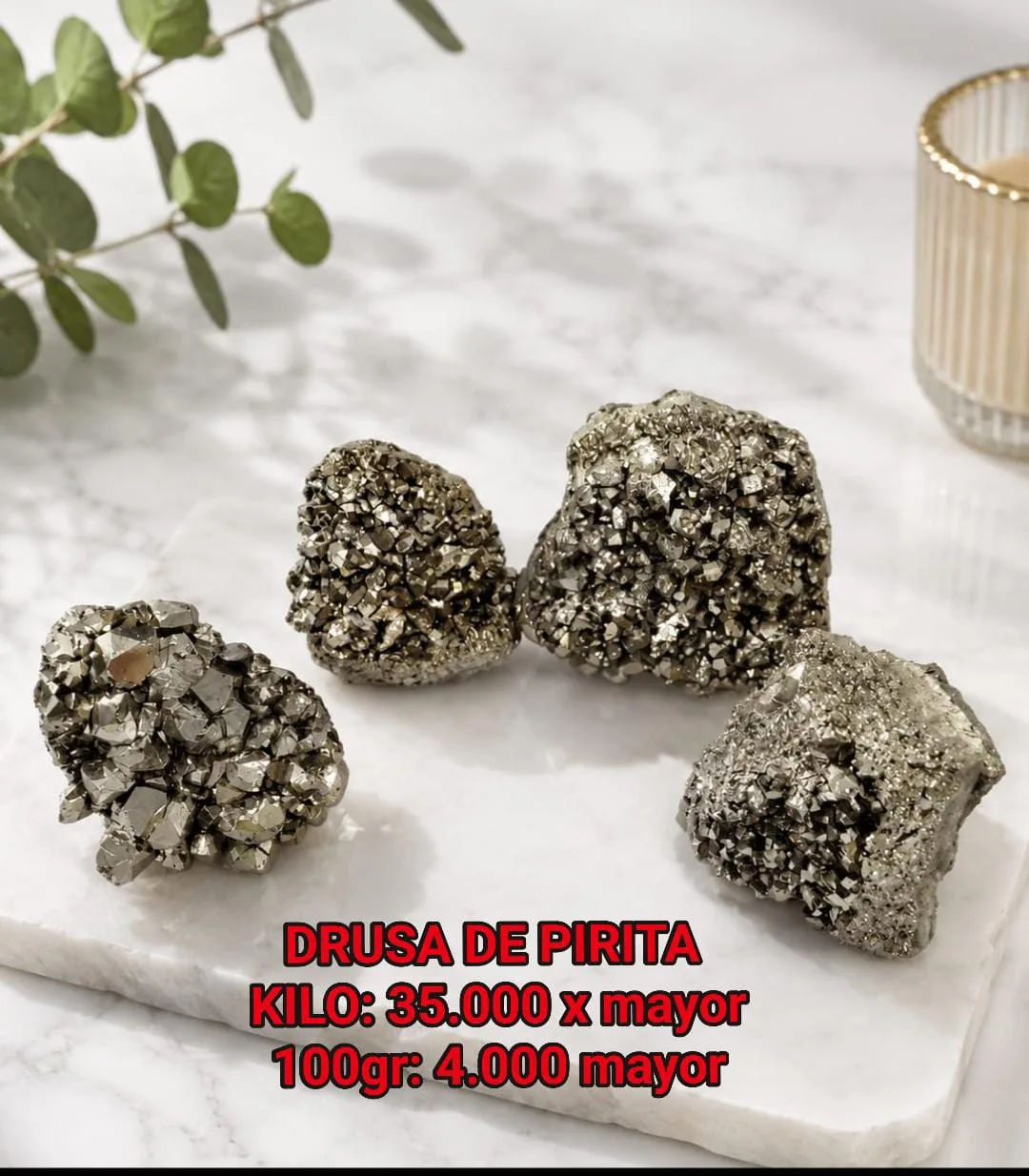 Drusa de Pirita