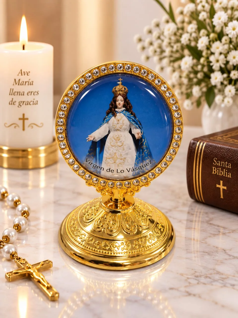 Medallón de la Virgen de Lo Vásquez