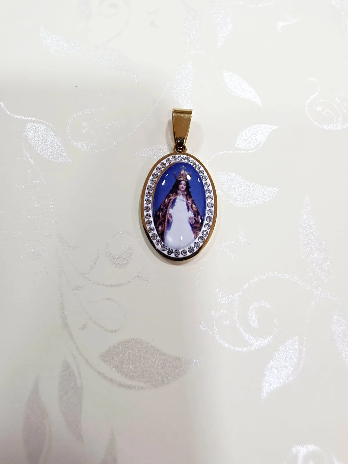 Dije de Acero Virgen de los Vásquez