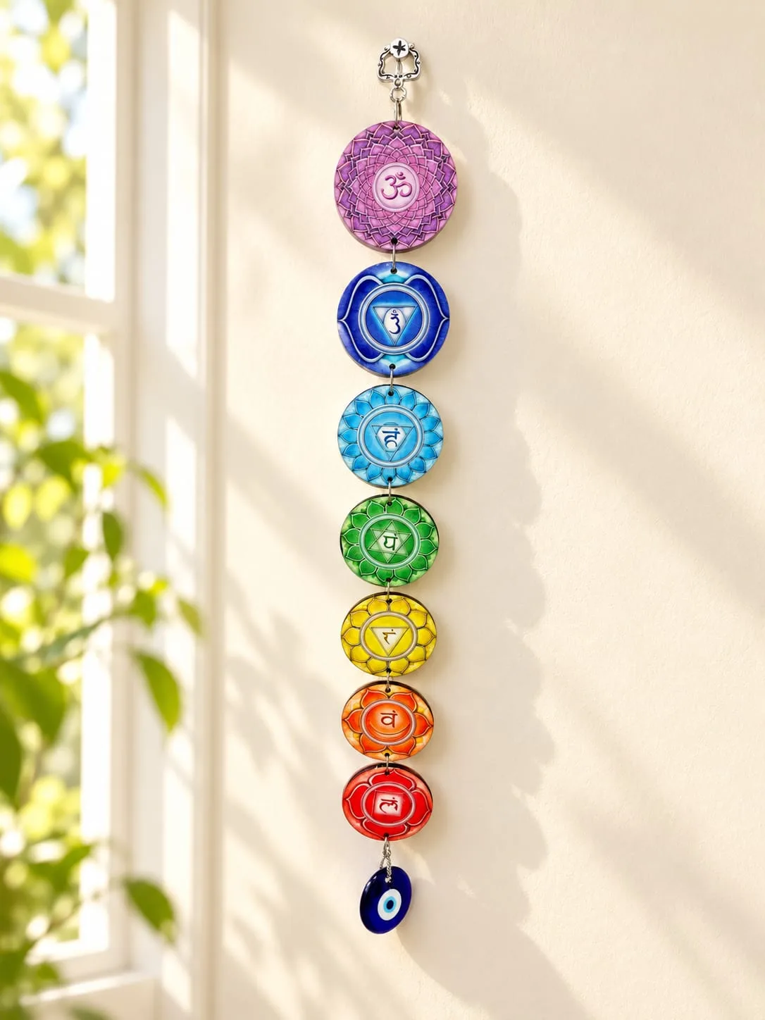 Colgante 7 Chakras de Madera