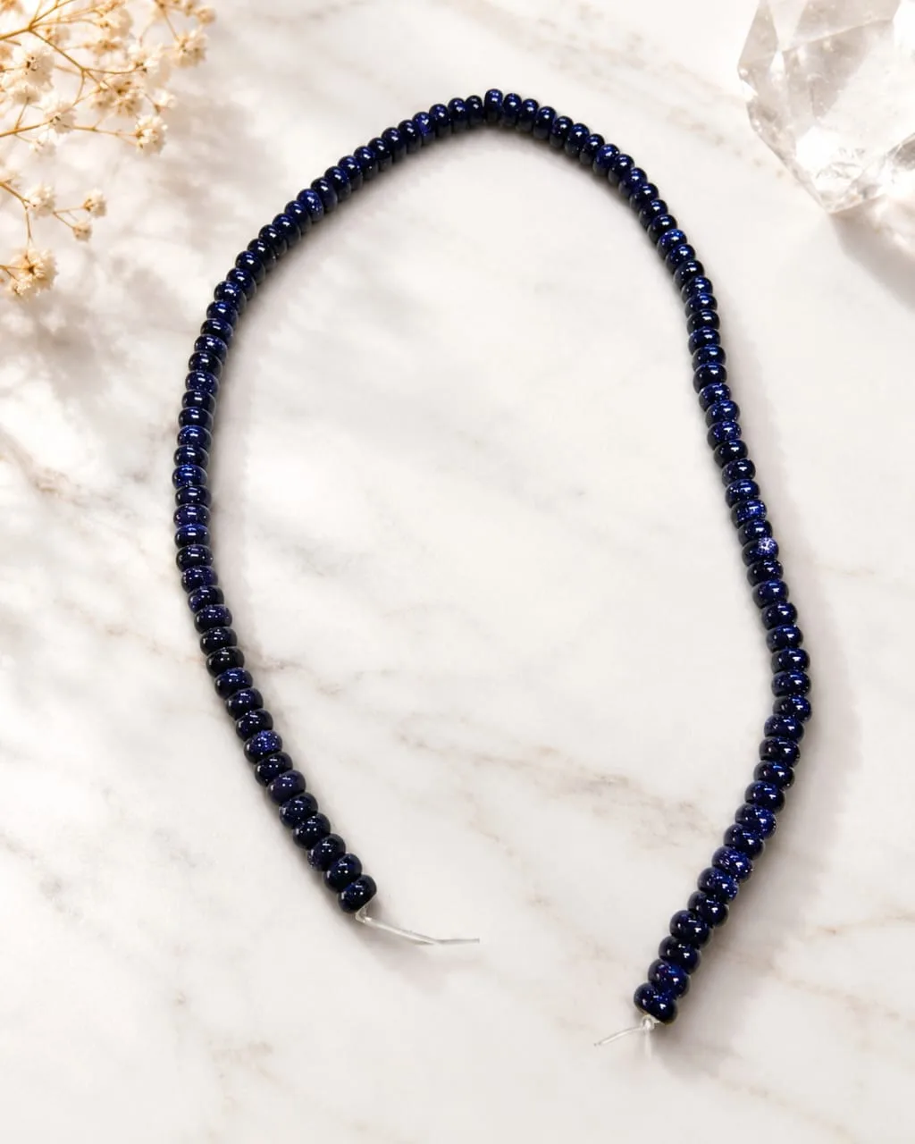 Cuentas de Aventurina Azul para Bisutería 6mm