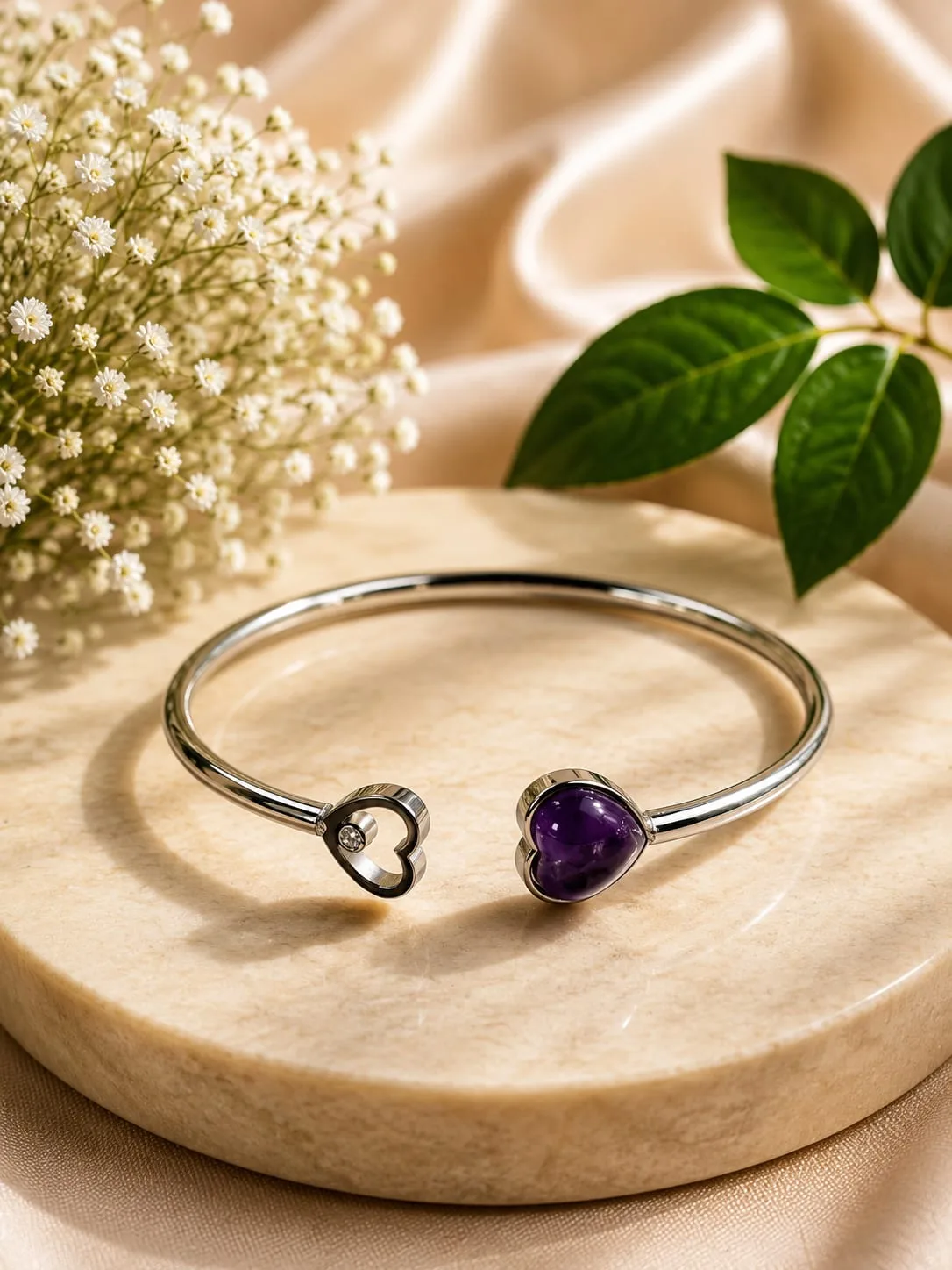 Pulsera de Acero con Cuarzo