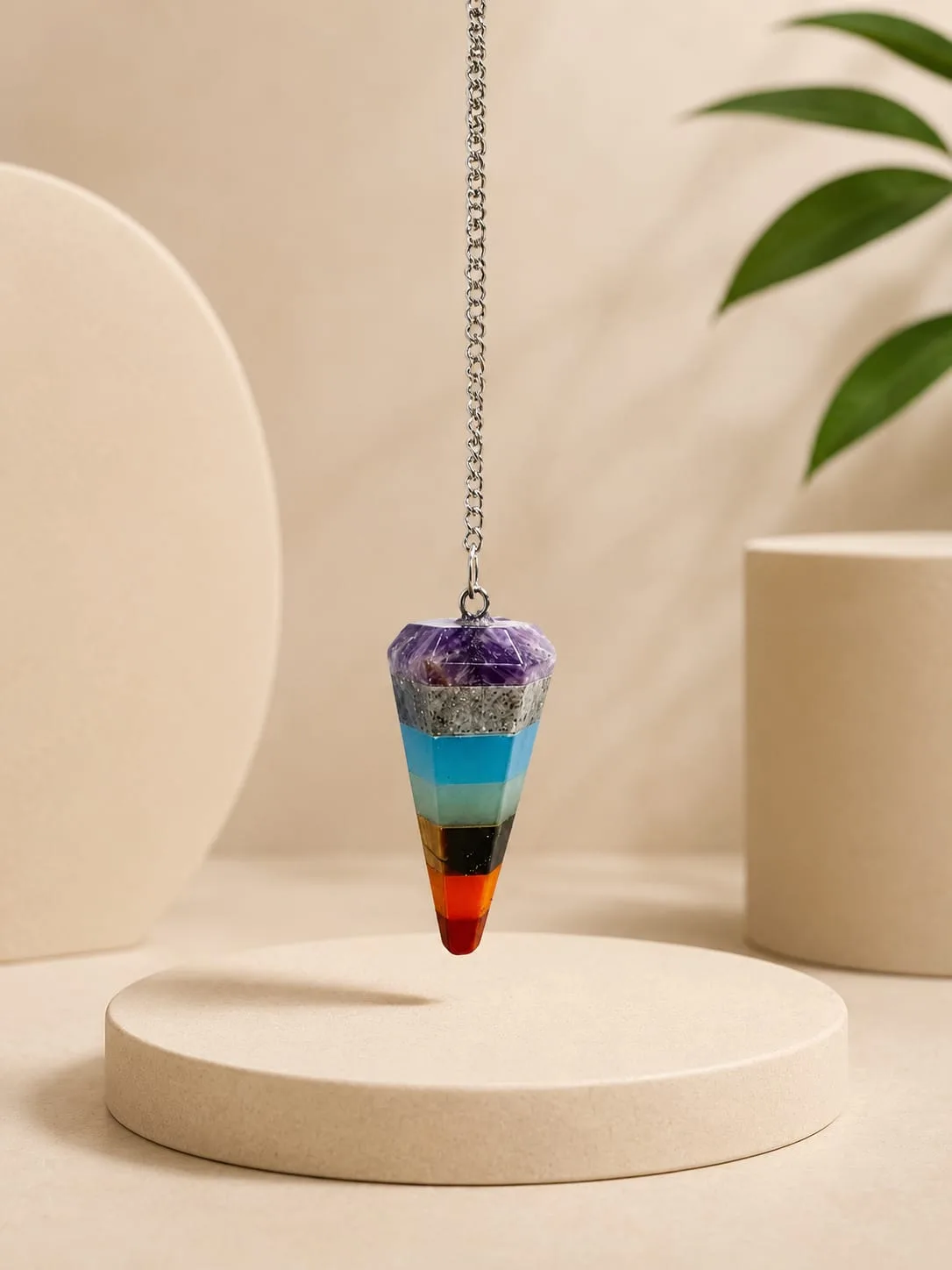Péndulo 7 Chakras 3.5cm