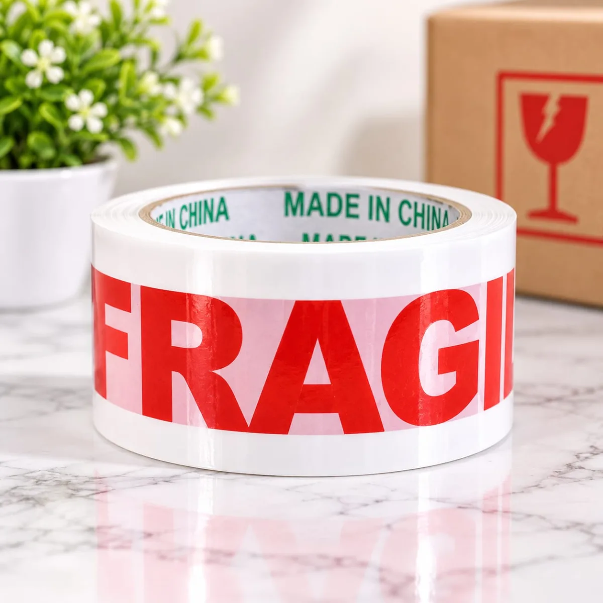 Cinta de Embalaje Frágil 4,8 cm x 60 m