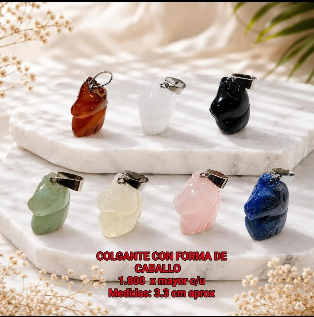 Colgantes con foema de caballo