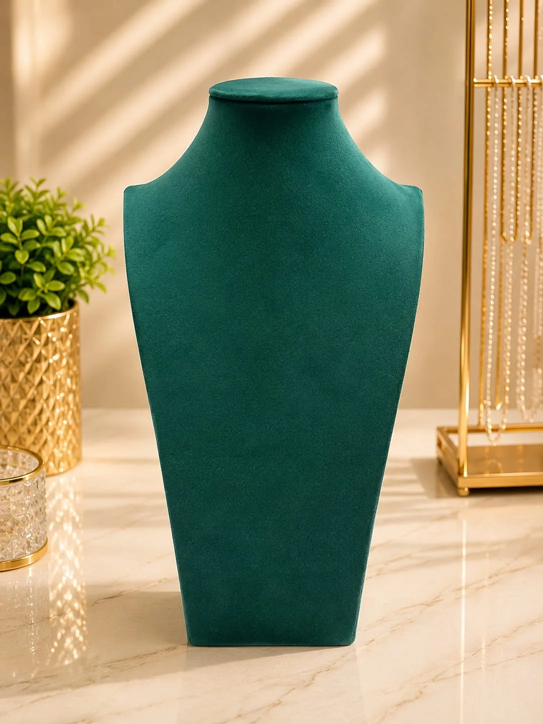 Exhibidor de Collar (Verde Esmeralda)