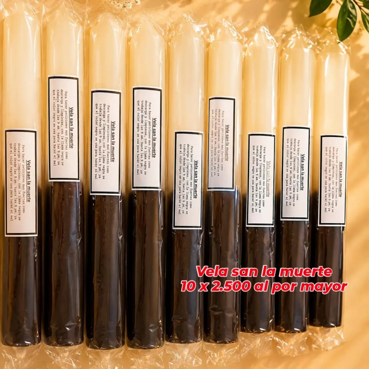 Pack 10 Velas San La Muerte