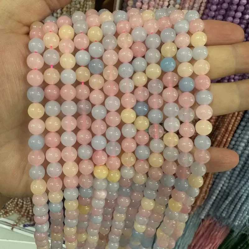 Tira de piedras de Morganita N°4