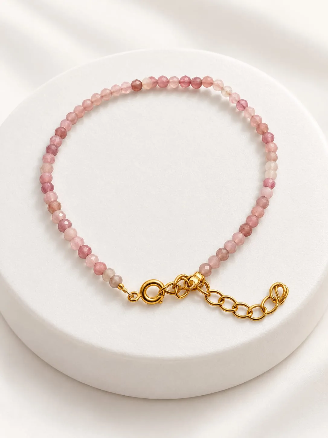 Pulsera Microondas Rodocrosita 3 mm
