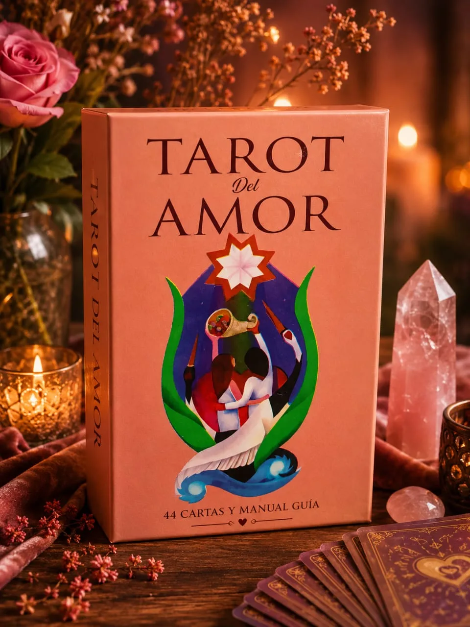 Tarot Del Amor Manual Y 44 Cartas Baraja Guía Pareja