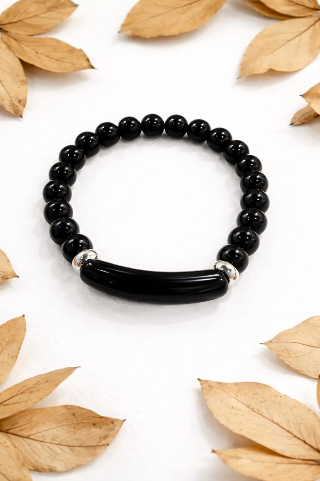 Pulsera de Obsidiana Negra