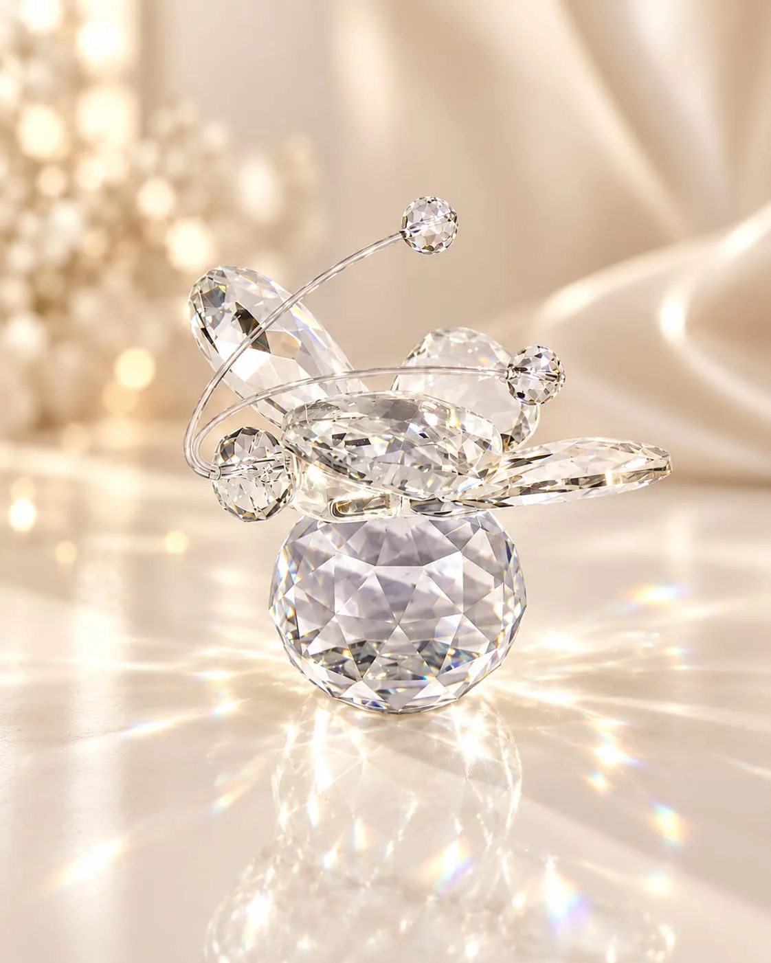 Figura de Cristal de Mariposa (Transparente)