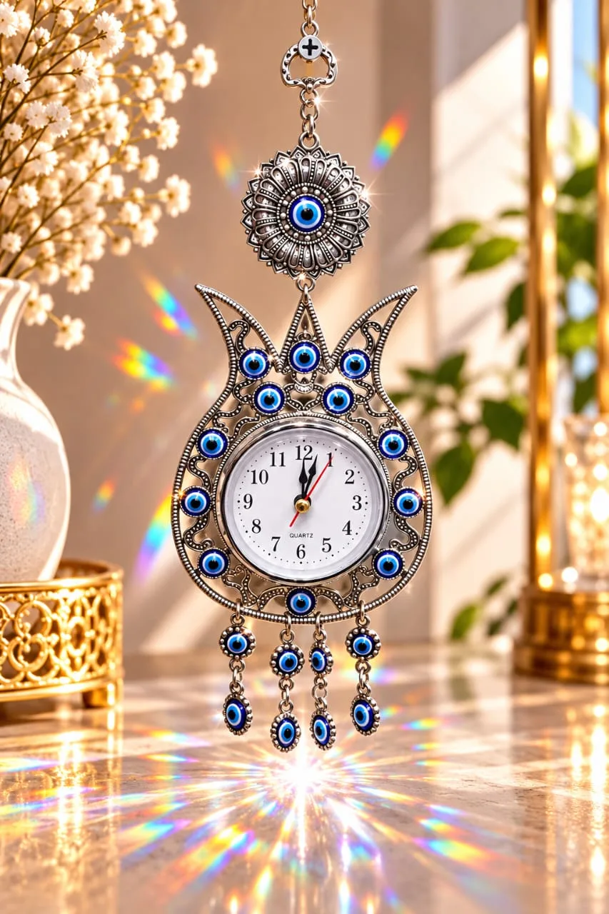 Reloj Colgante Ojo Turco Tulipán