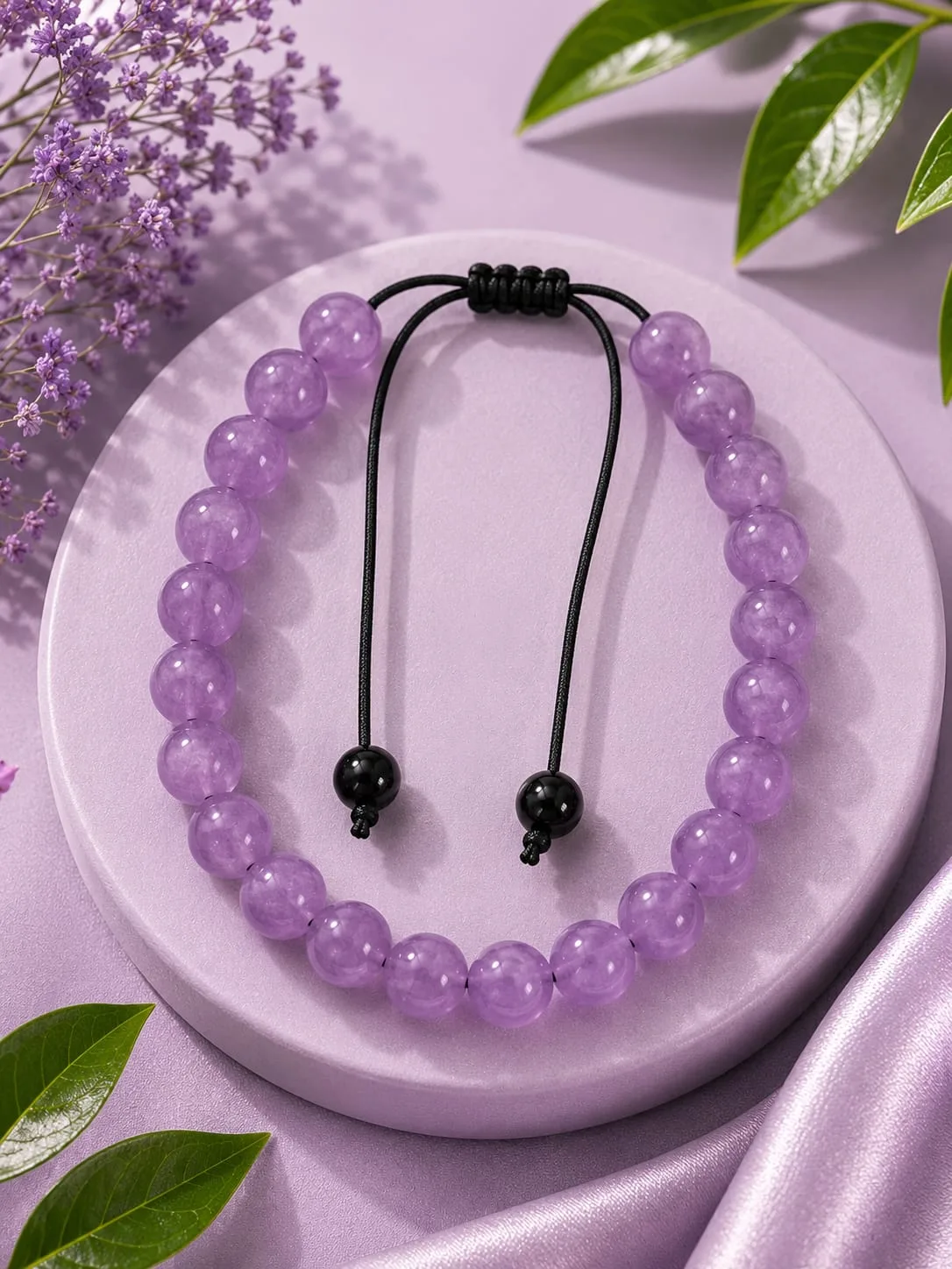 Pulsera de Amatista Clara 8mm