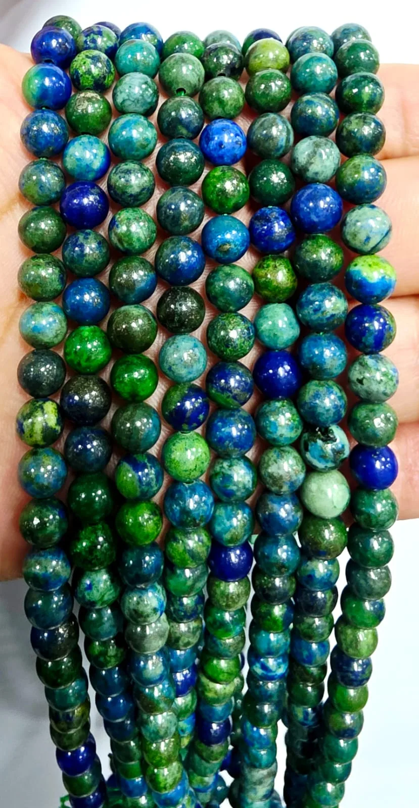 Tira de piedras de Azurita N°6