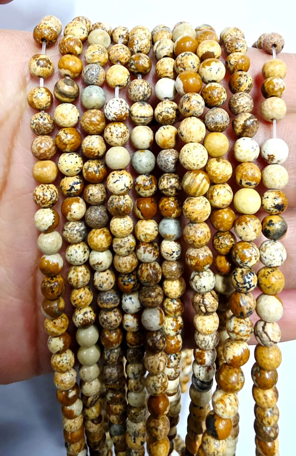 Tira de piedras de Madera Petrificada N°4