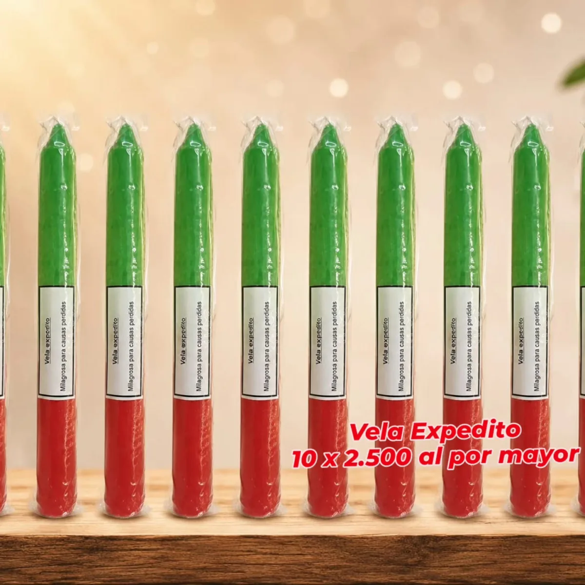 Pack 10 Velas San Expedito