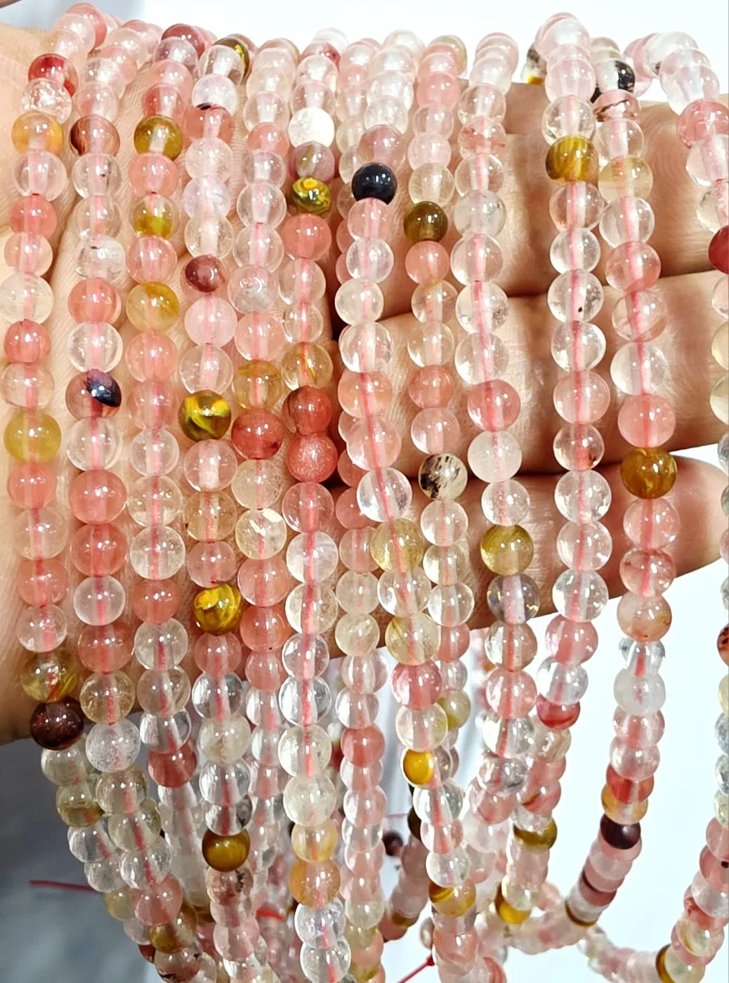 Tira de piedras de Cherry de Colores N°6