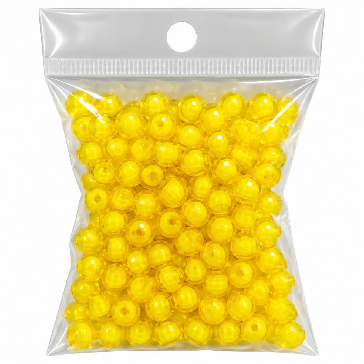 Cuentas Acrílicas Amarillo