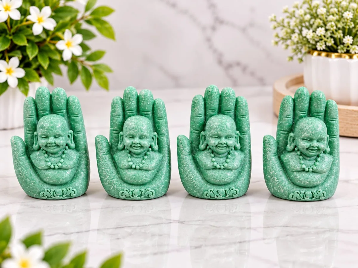 Figura de Buda Dorado en Meditación