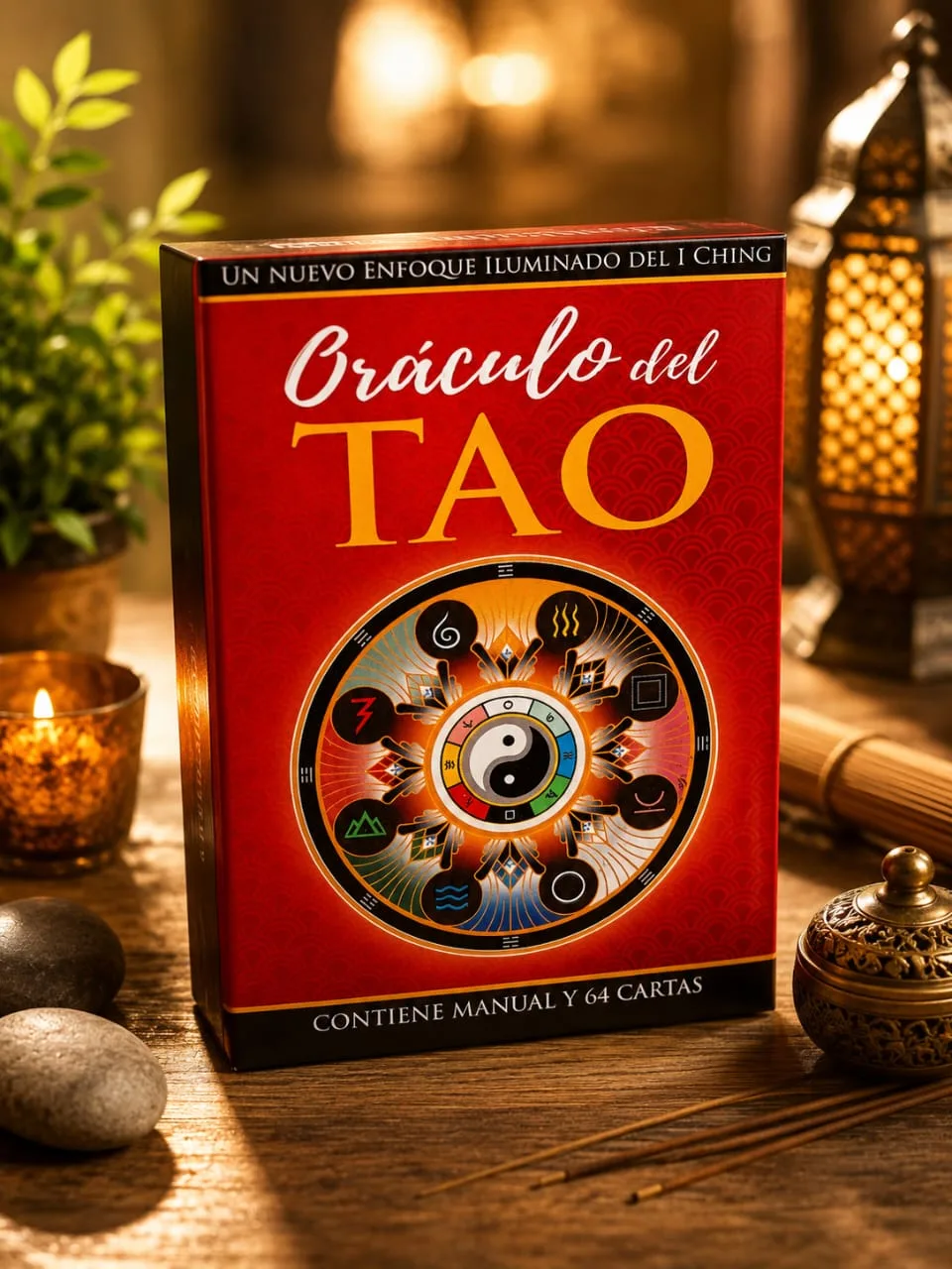 Oráculo Del Tao I Ching 64 Cartas Mazo Con Manual Guía