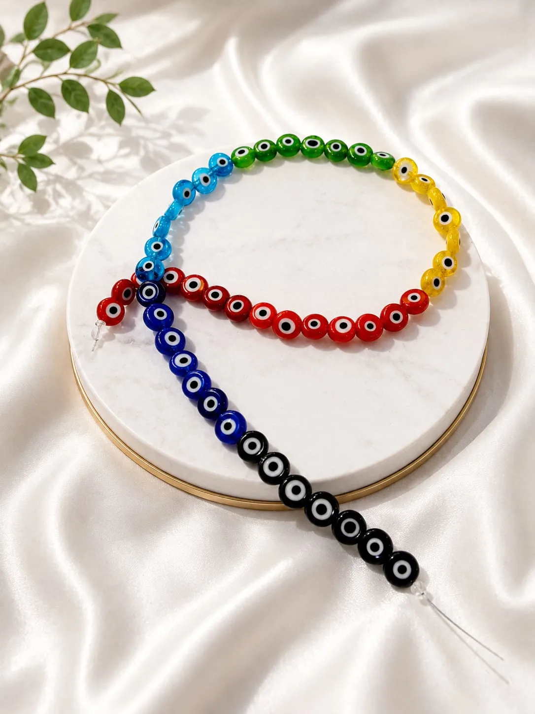 Ojo Turco con los Colores 7 Chakras