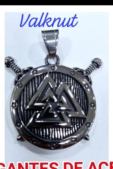 Colgante de Acero - Valknut