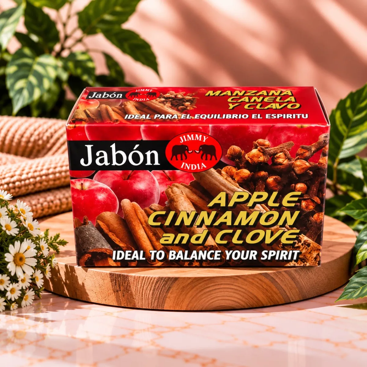 Jabón Esotérico Manzana Canela y Clavo