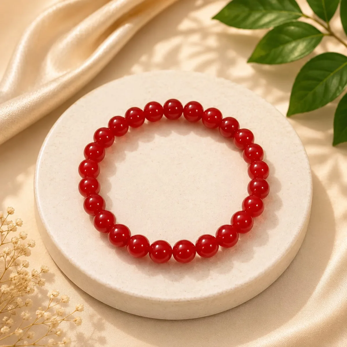 Pulseras de Jade Roja