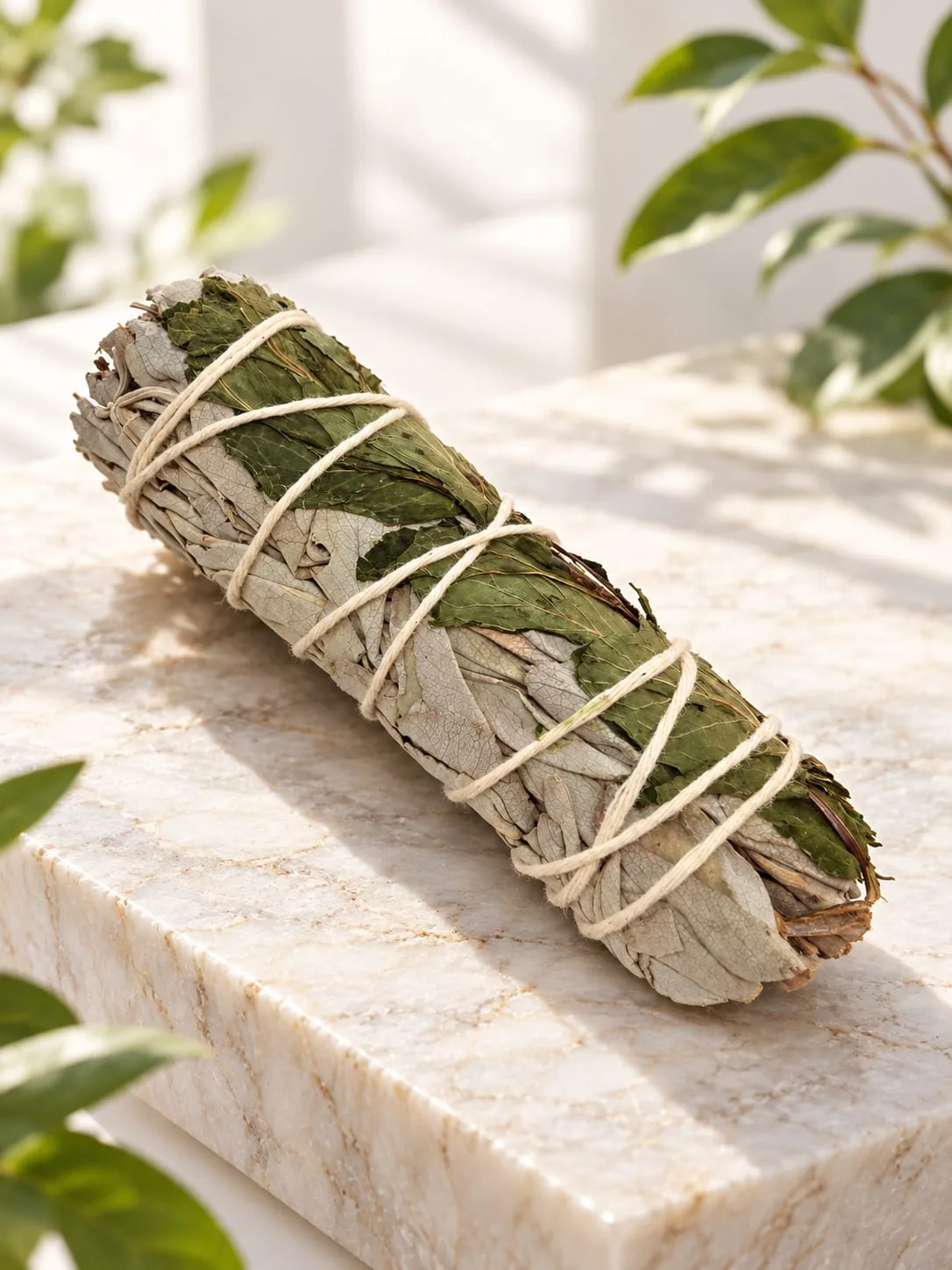 Salvia Blanca con Menta Sahumerio