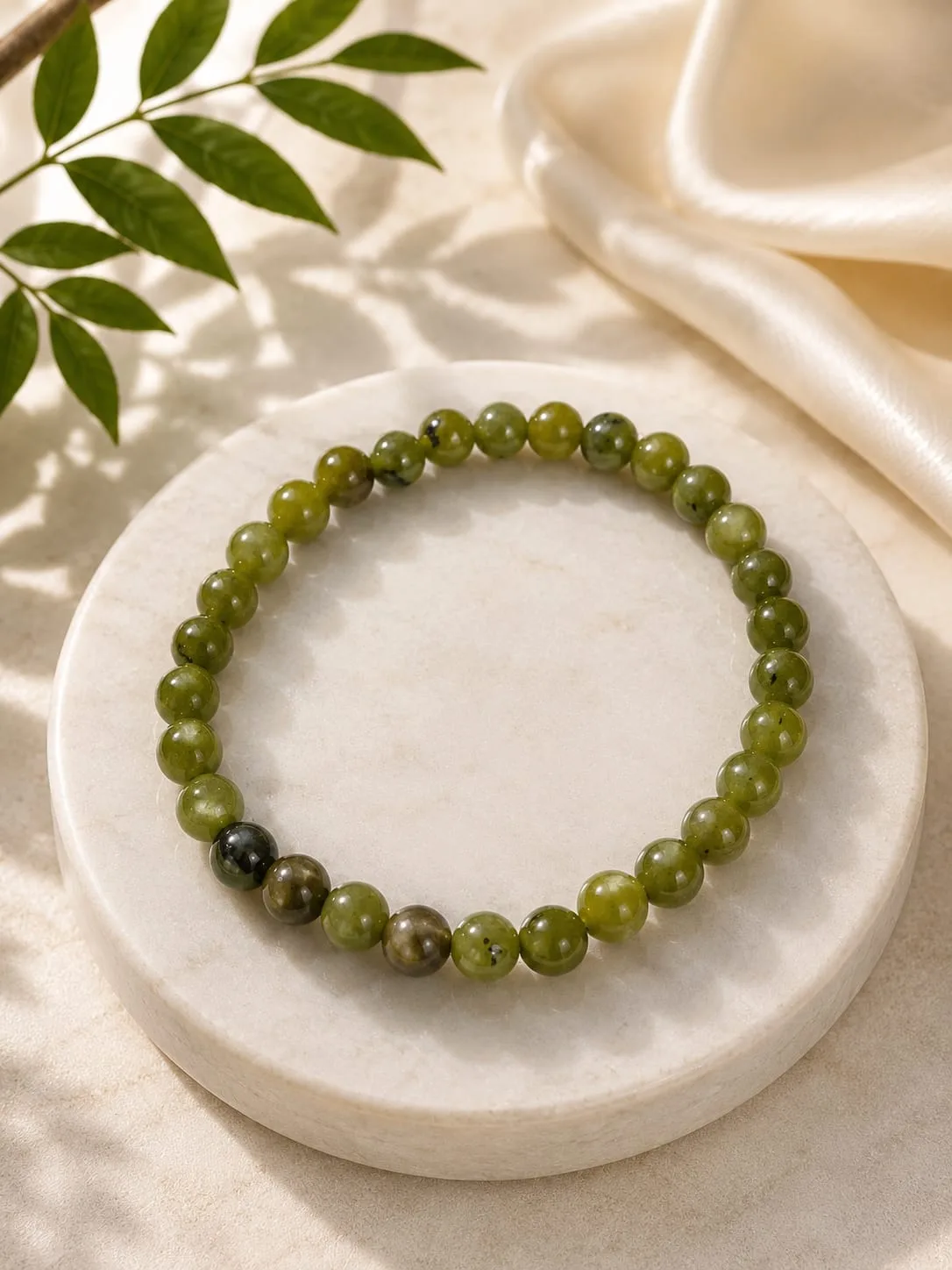 Pulsera de Jade Negrita