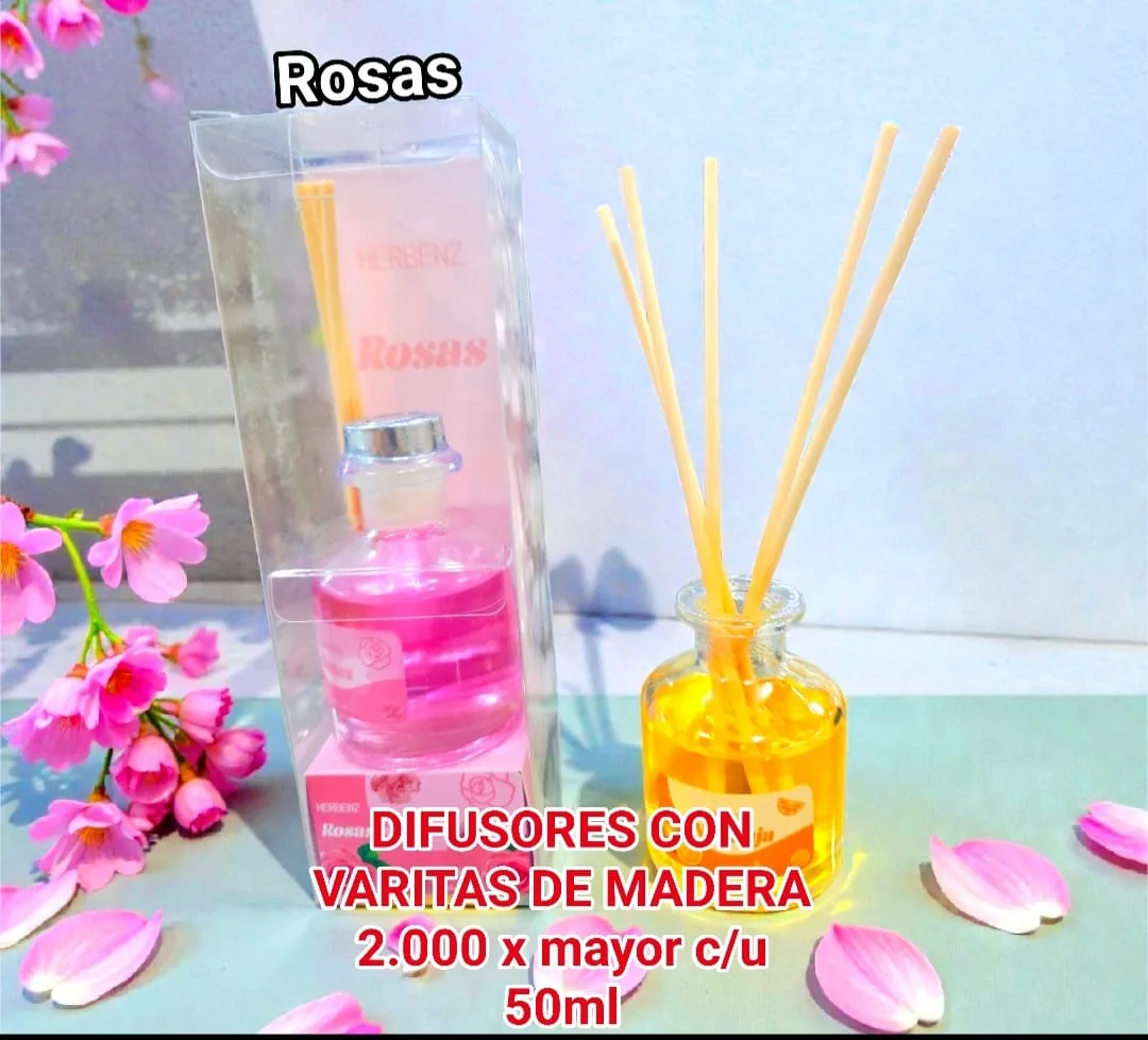 Difusor de Aroma Herbenz Rosas