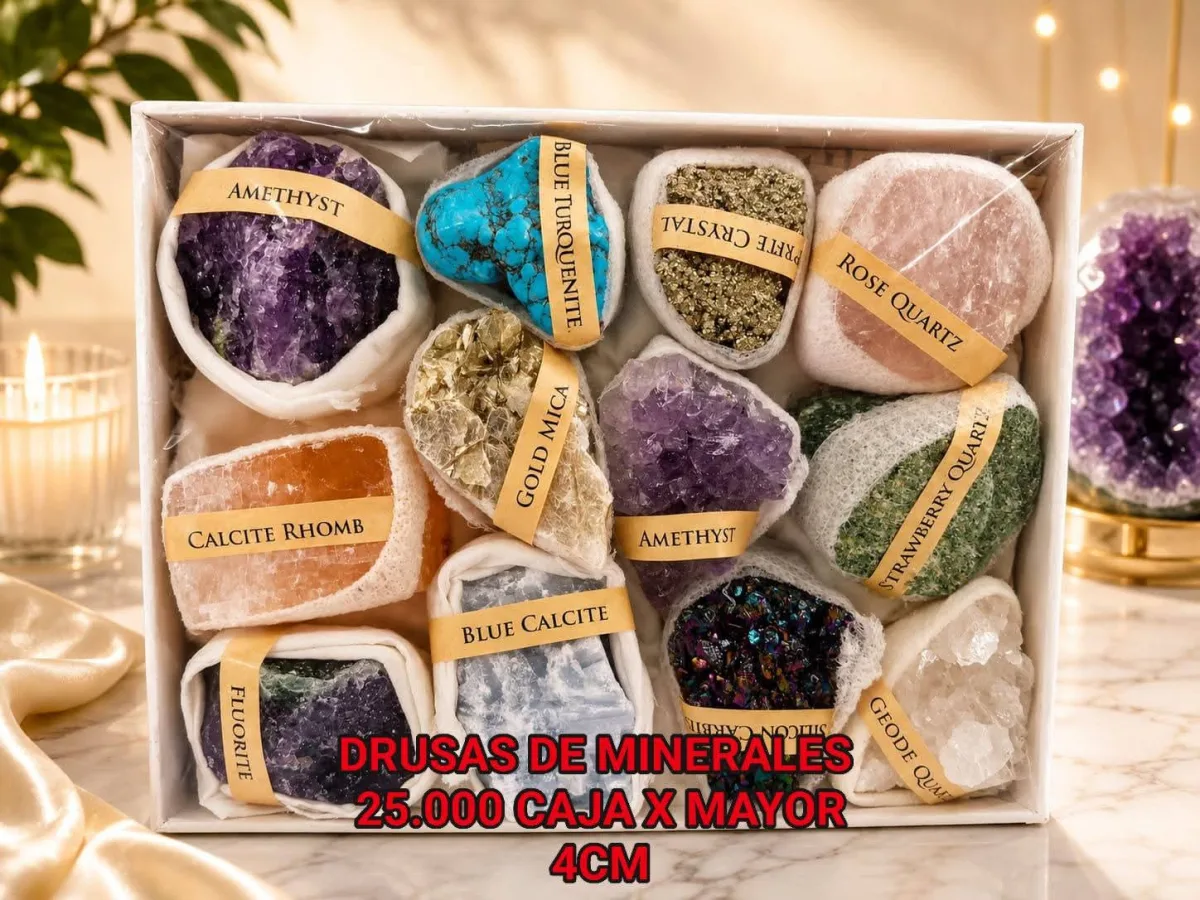 Drusas de Minerales (surtido)