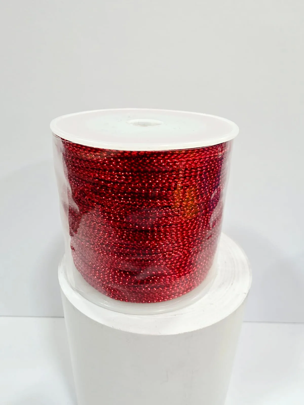 Hilo Lurex Brillante - Rojo