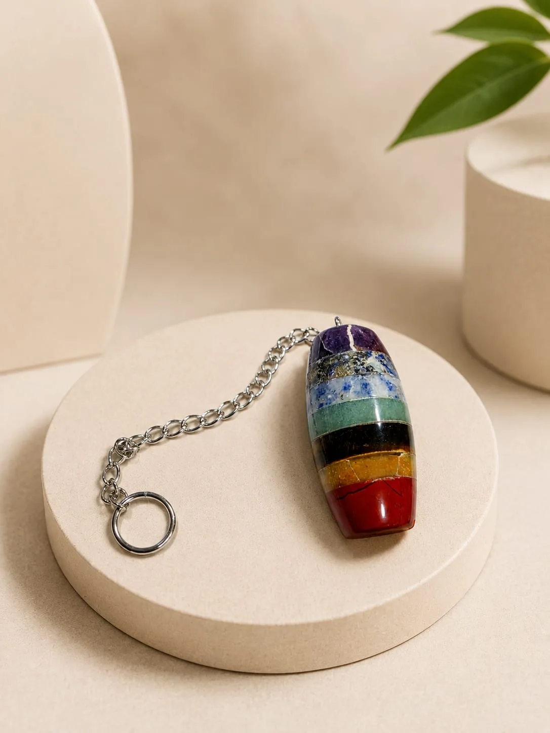 Péndulo 7 Chakras 4cm